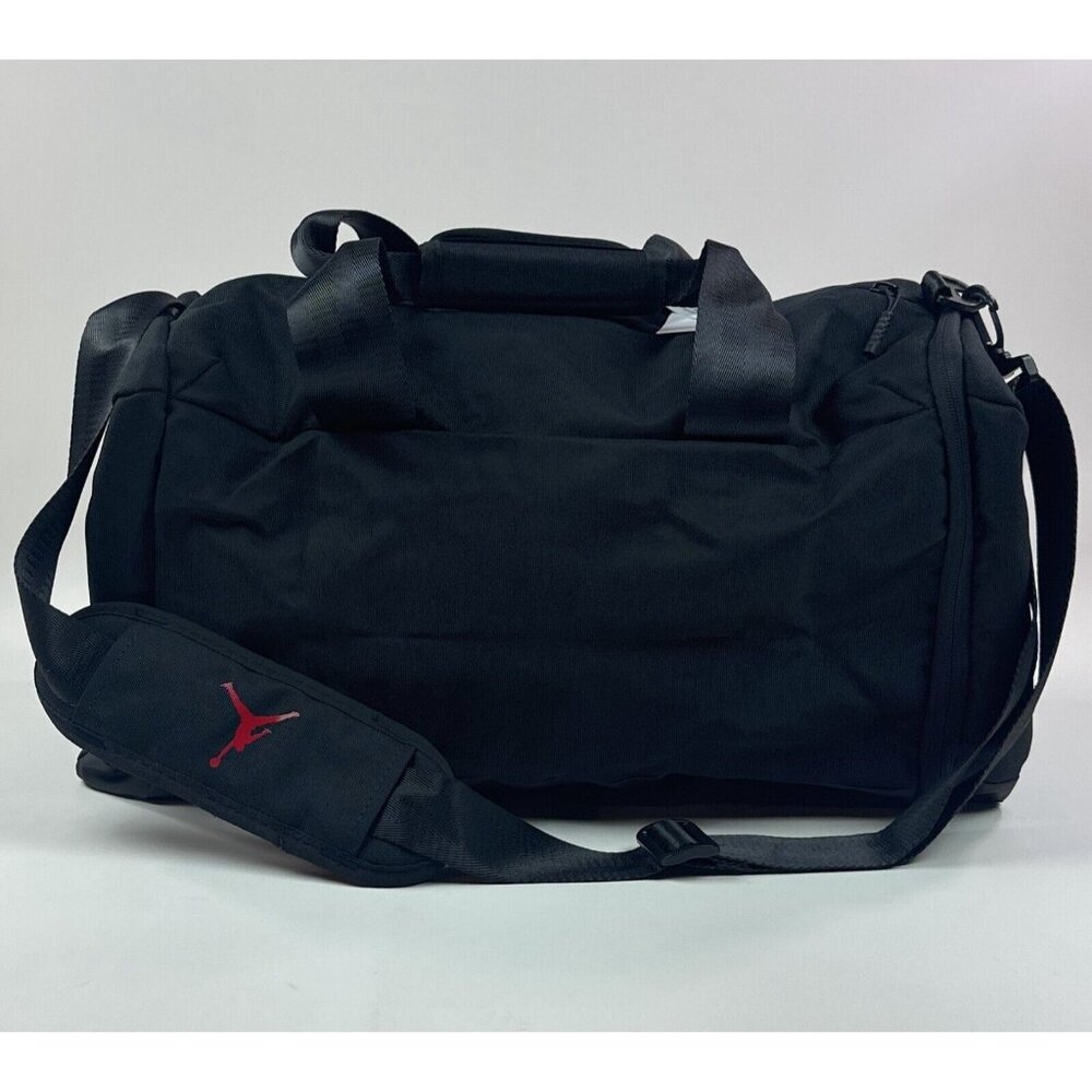 Nike Retro Air Jordan Velocity Duffle Bag Shoe Garage Small Black Red SM0168-023 - Picture 10 of 13